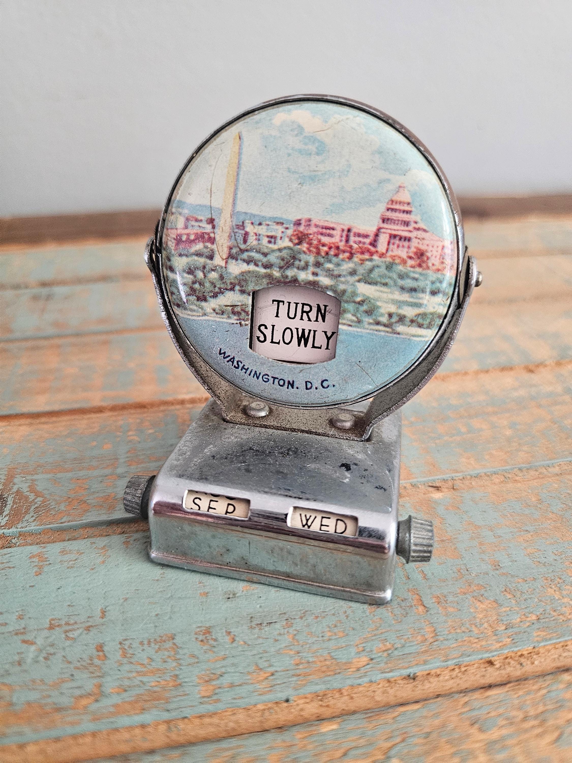 Vintage Metal Perpetual Flip Calendar - Etsy