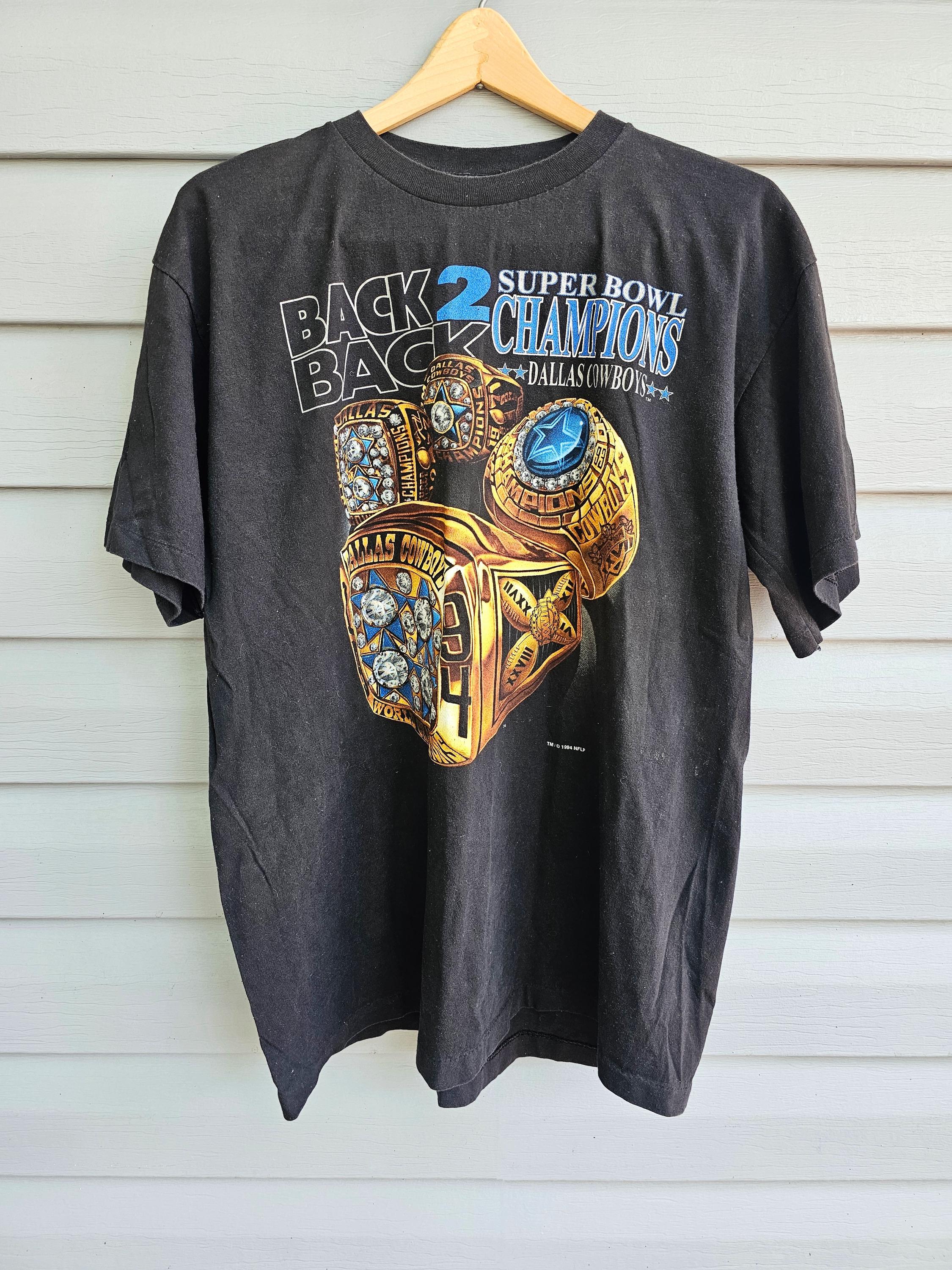 Vintage 1994 Dallas Cowboys Super Bowl T-shirt - Single Stitch - Etsy