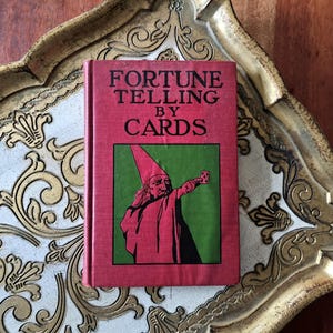 Vintage Fortune Telling By Cards by P. R. S Foli - Rare Occult -Tarot - Astrology - Collectible Book - Hardcover - 1900s