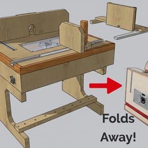 Compact Bench-Top Router Table Plans