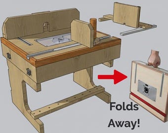 Compact Bench-Top Router Table Plans