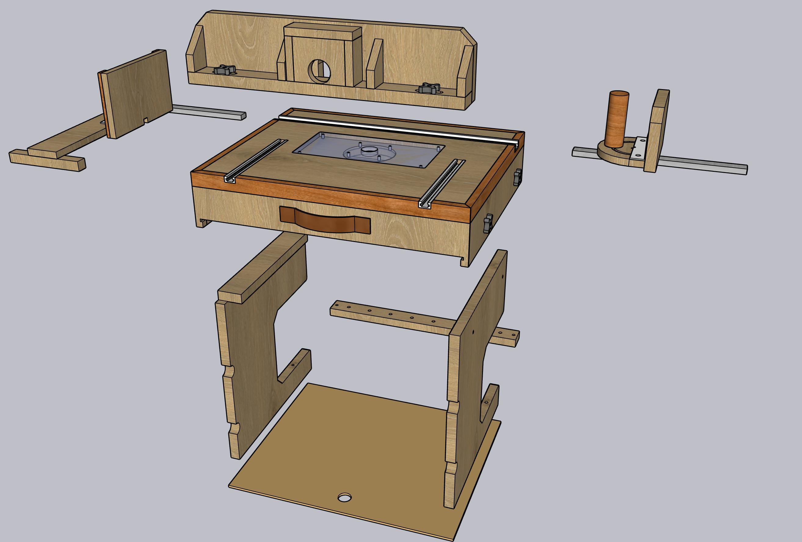 Best Router Table Designs Compact Bench-top Router Table Plans - Etsy