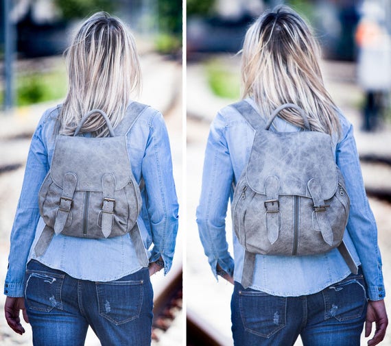 Black Leather Backpack, Travel Backpack Pocket Backpack Back Bag Women  Laptop Daypack Knapsack Everyday Large Artemis Backpack -  Israel