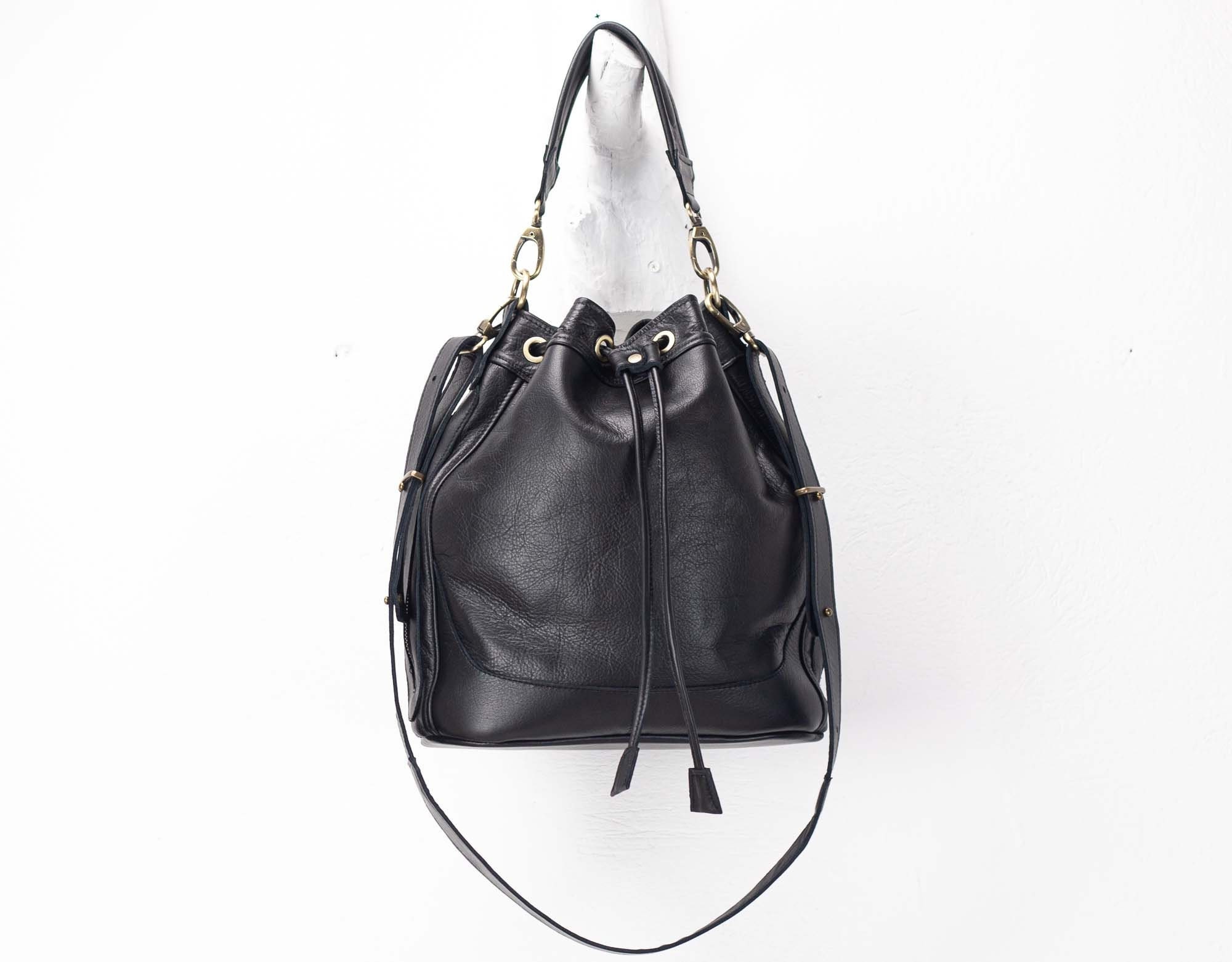 Buy Black Bucket Bag Online In India -  India