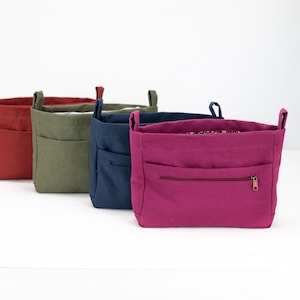 Canvas bag organizer, purse insert diaper bag organizer large removable bag insert bag insert handbag gift for teacher - Bag organizer