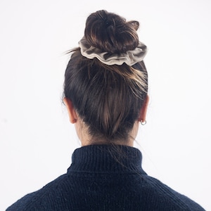 Lambskin scrunchies, leather hair ties ponytail holder elastic hair bands accessories scrunchy leather hair wrap hair tie bracelet