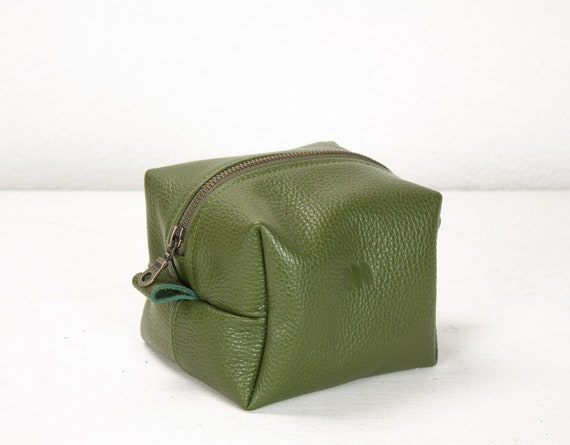 MINI VANITY CASE IN TRIOMPHE CANVAS AND CALFSKIN - TAN