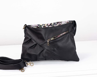 Pochette Grande In Vera Pelle LONI - Borsa A Tracolla Donna Per Matrimonio E Occasioni