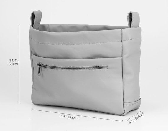 Grey Canvas Bag Organizer Purse Insert Diaper Bag Organizer Large Removable Bag Insert Bag Insert Handbag Gift for Teacher Bag Organizer Etsy Ireland
