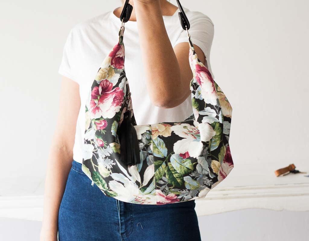 Flower Hobo Bag Organizer Insert for Flower Hobo Tote Bag 