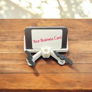 Porte-cartes de visite pour drone, Hélices mobiles, Cadeau pour photographe, Impression 3D, Décoration de bureau