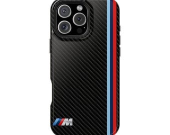 BMW Carbon-Look MagSafe iPhone Case – M Design, Schutz-Hülle