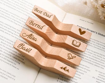 Custom Thumb Page Holder,Custom Thumb Page Holder,Wooden Page Spreader,Book Accessories,Book Lover,Book Lover Gifts,Father’s Day gift