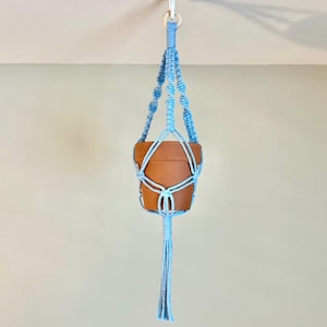 Macrame Plant Hanger Macrame Car Gift Car Charm Macrame Plant Holder Macrame Hanging Planter Macrame Boho Decor Macrame Planter Holder Car