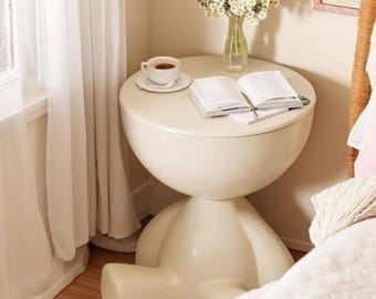 Luxury Cartoon Sofa Side Table | Corner Coffee Table | Cute Furniture | Cute Bed Side Table | Living Room Table | Aesthetic Furniture | Gift