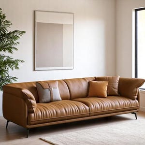 Luxury Modern Sofa Couch Set | Leather Couch | Cute Sofa | Stylish Living Room Chair | Furniture | Leather Chair | Couch Sofa | Leather