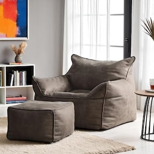 Luxury Full Grain Leather Sofa Chair: Modern Living Room Furniture