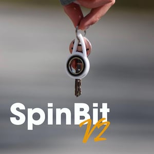 Spinbit V2 Keychain Spinner - Portable Fidget Keyring