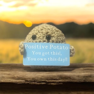 positive potato, crochet potato, inspiration potato