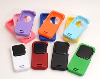 Apple Watch Series 3-11 iPod/Phone Case Adapter with Passive Earpiece & Lanyard Hole - Digital Minimalist, Mini iPhone Watch Case, Dumbphone