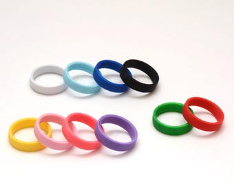 6mm Fidget Spinner Ring - Slim, Minimalist, 3D Printed, Anxiety, ADHD, OCD, ASD, Soothing Stim Ring, Made-to-Order