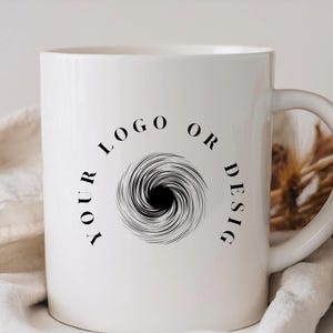 Custom Logo Mug, Personalized Gift, White Mug, Company Mug, Business Logo Mug, Custom Photo Mug, Ceramic Mug, New Business Gift, Mug