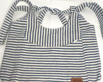 One of a Kind Tote with Convertible Straps, Vintage, Repurposed Fabrics with Contemporary Fabrics, For Books, School, Everyday, Market
