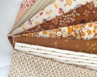 Various designer/manufacturer 8 FQ Bundle, Cotton and Steel, Art Gallery and others