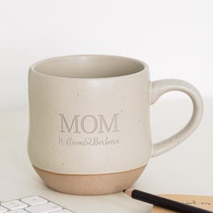 Large Coffee Mug, Natural Engraved Mugs,Personalized Pottery Mugs,Mama Mug, Mom Mug, Mug For Mom,Custom Name Mug,Large Custom Mug,Mother PD