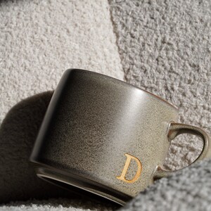 Tazza Da 10 Once Con Lettera N E Cuore, Tazza In Ceramica Per Caffè E Tè, Adatta Al Microonde, Regalo Romantico