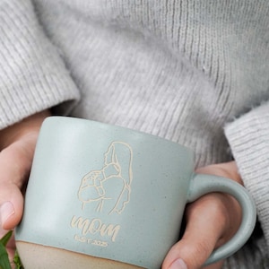 Custom Large Engraved Mug,Personalized Mother&#39;s Day Gift,Mug For Mom,Birthday Gift For Mom,Mama Mug,Coffee Mugs,Love For Mom,Mummy Mug PD