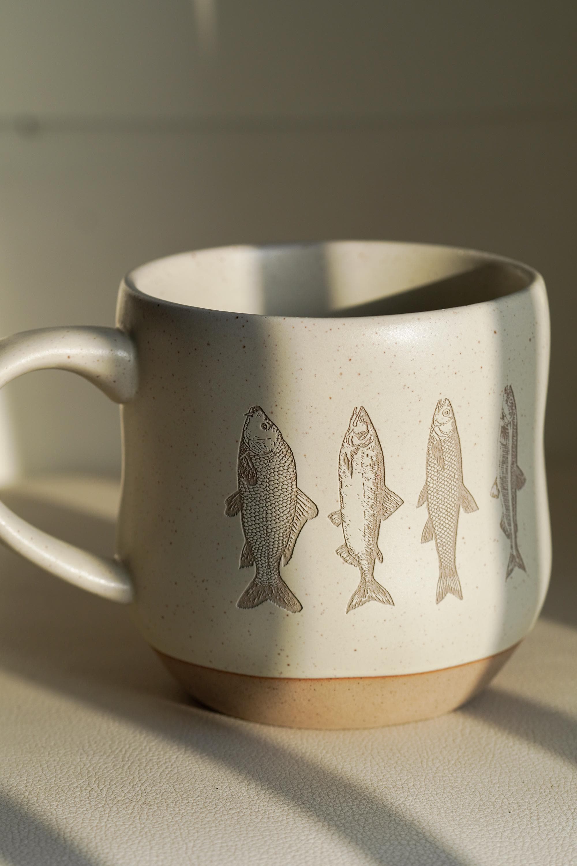 Vintage Trout Engraved Mug, Mug Art, Gift for Dad, Fish Natural Engraved, Trout Art, Fly Fishing And Angler Art, Ocean Fish Gift For Him PD