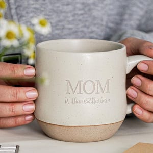 Personalized Mother&#39;s Day Gifts, Large Engraved Coffee Mug, Large Custom Name Mug, Mug For Mom, Gift For Mom, Mom Mug, Coffee Mug For Mom PD