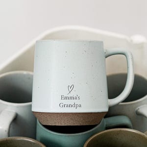 Promoted to Grandma Grandpa Mug | Personalized Pregnancy Announcement Gift | Custom Engraved Ceramic Mug Mother’s & Father’s Day Gift JD
