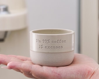 Personalized Espresso Engraved Mug, Birthday Mini Cute Cup Gifts for Best Friend, Custom Ceramic Espresso Cup, Bridesmaid Gifts For Her NS