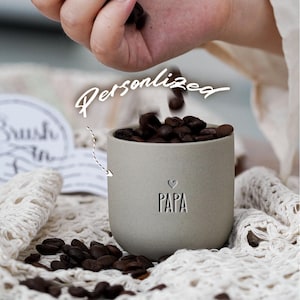 Benutzerdefinierte Espressotasse ， personalisierte einzelne Espressotasse, Vatertagsgeschenk, Geschenkidee, einzigartiges Geschenk für Papa, Geburtstagsgeschenk für Papa.NS