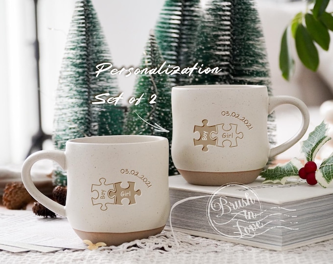 Custom Funny Jigsaw Mug,Puzzle Lover Gift, Valentines Day Gift,Unique Love Gift,You Are The Piece That Holds Us Together,Anniversary Gift.PD