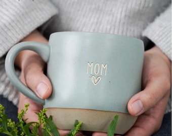 Tazas personalizadas para mamá, taza de café de cerámica personalizada, taza con nombre personalizado, taza con grabado natural, regalo personalizado para el Día de la Madre, regalo para la familia.