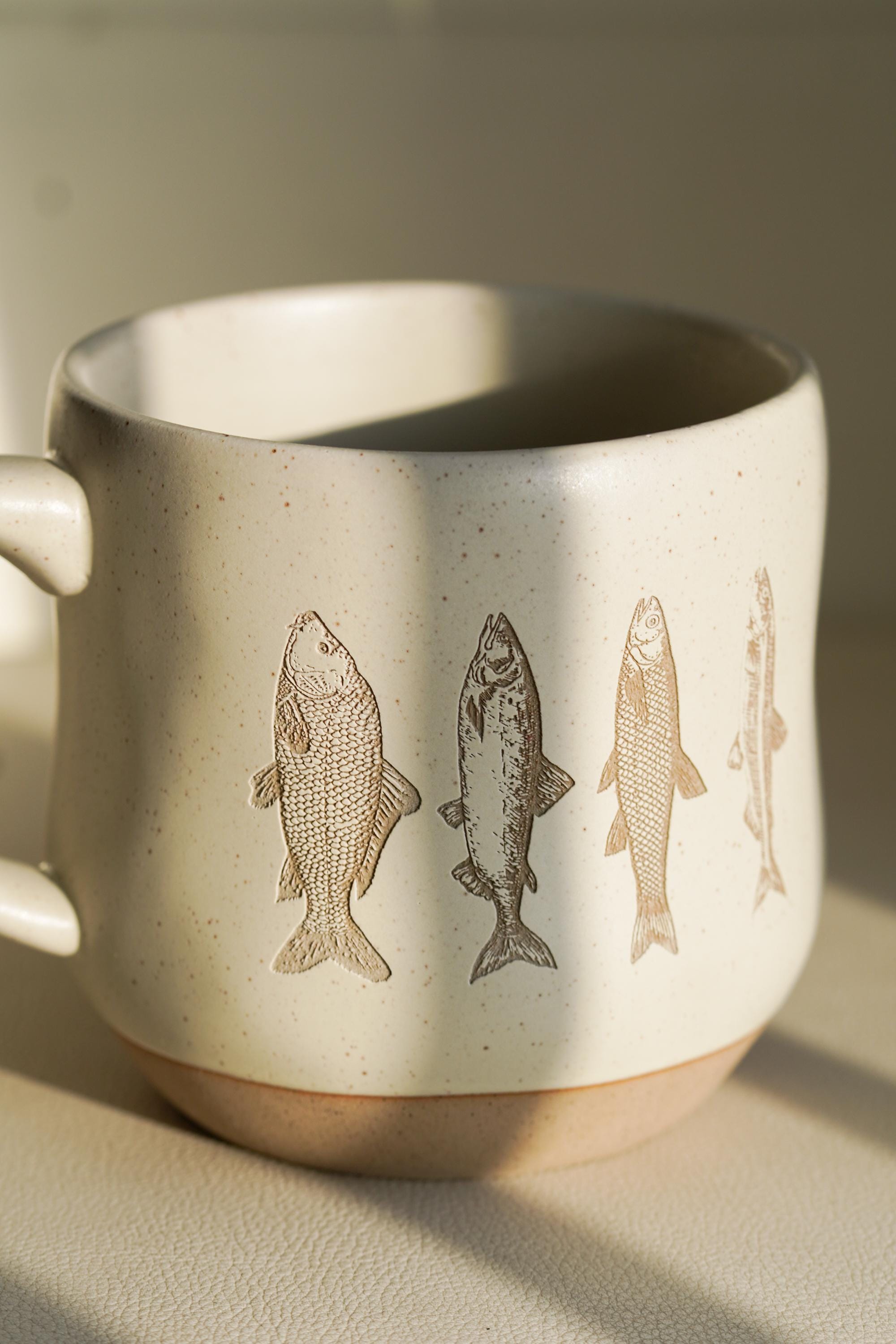 Vintage Trout Engraved Mug, Mug Art, Gift for Dad, Fish Natural Engraved, Trout Art, Fly Fishing And Angler Art, Ocean Fish Gift For Him PD
