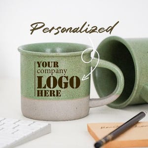Custom Logo Ceramic Mug, Personalized Text Mug with Your handwriting,Customized Potery Mug Personalized Gift Ideas, Gifts for Mothers Day BJ
