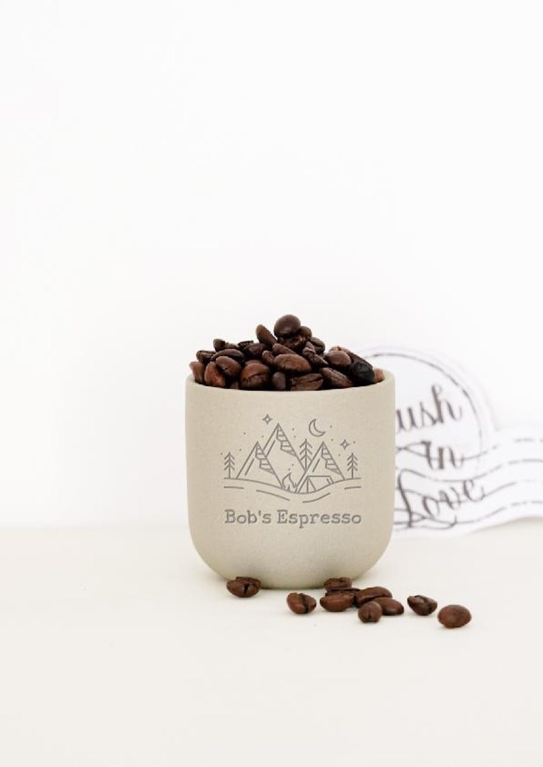 Custom Engraved Espresso Cup, Engraved Pottery Espresso Mug Gift for ...