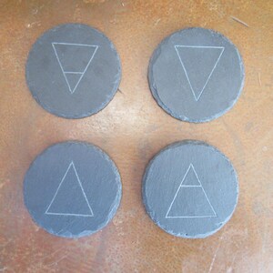 Alchemy Element Symbol Coasters