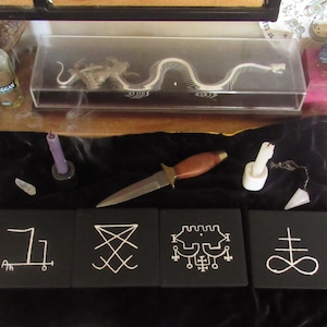 Demon Sigil Coasters (4)