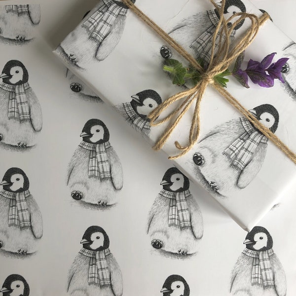 Penguin Wrapping Paper