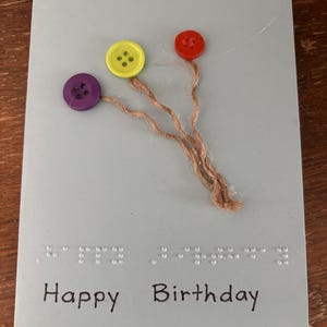 Braille Karte - Alles Gute zum Geburtstag