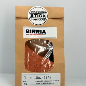 Birria-kruidenzakje 10oz, gelijk aan 4 BOMMEN