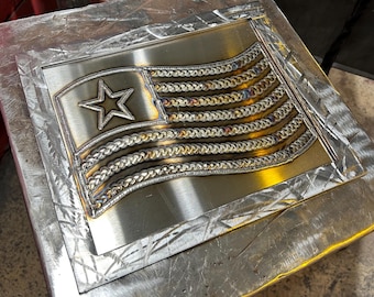 Amerikanische Flagge Weld Art