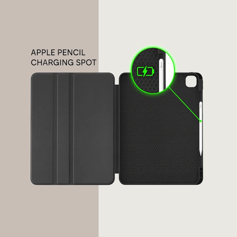 Étui iPad personnalisé avec logo, étui professionnel personnalisé pour tablette, ajoutez votre logo, code QR ou nom, coque de protection pour iPad 13, 12, 11 Pro, 8e, 7e et 6e générations image 7