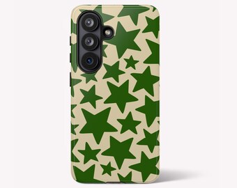 Star Pattern Phone Case for Samsung Galaxy S26 S25FE S24 S23 Ultra, Retro Y2K Cover, Colorful Samsung A73 A56 A55 A53 A16 Note 20 Cover Gift