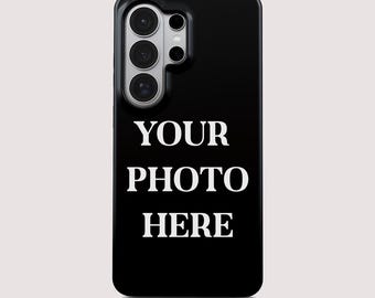 Cover personalizzata con foto, immagine di famiglia personalizzata per Samsung Galaxy S26 S25 S24 S23 FE Plus Ultra A73 A56, idea regalo.